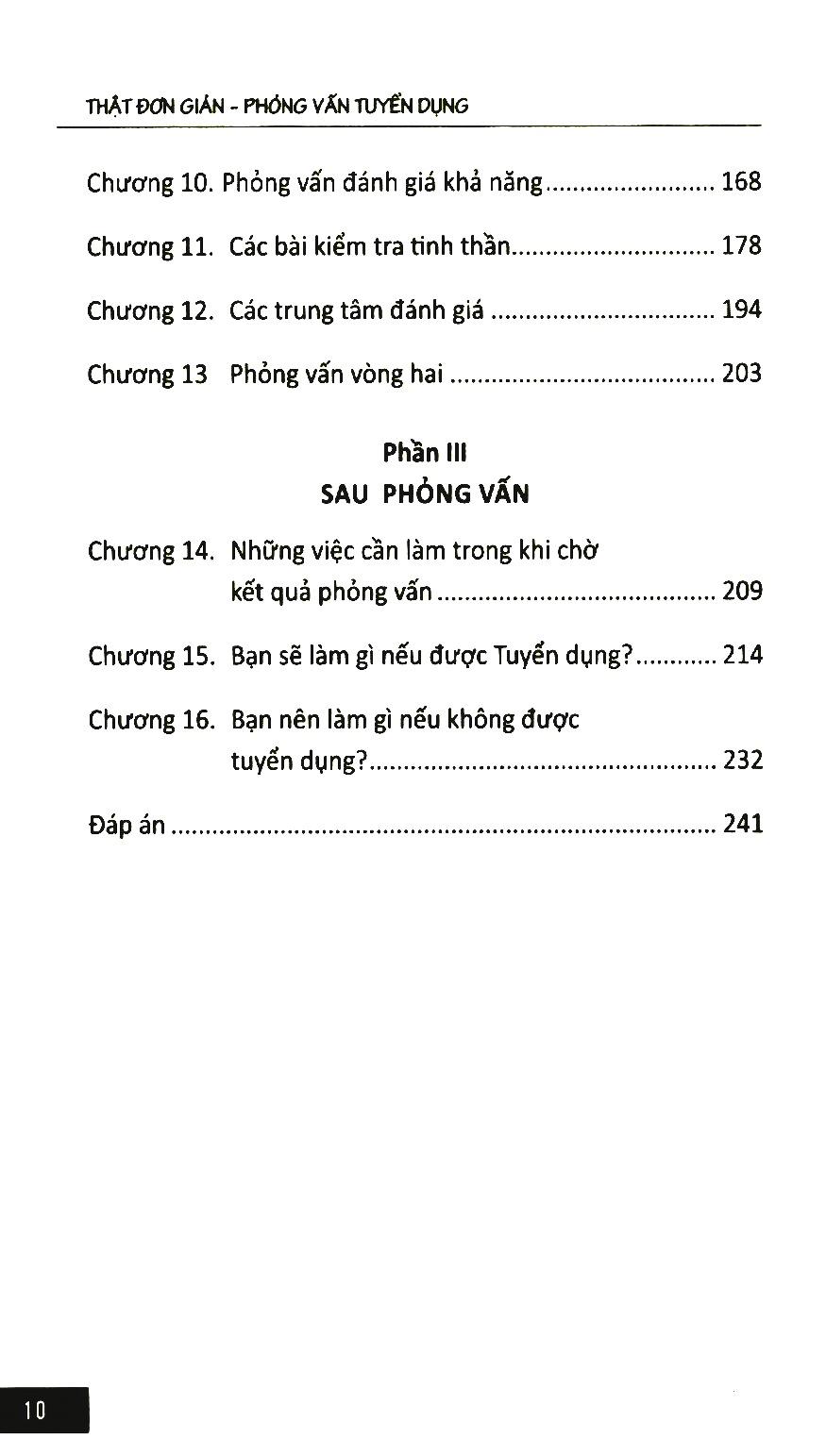 Thật đơn giản -  Phỏng vấn tuyển dụng