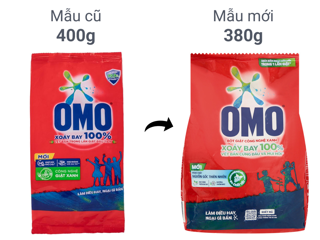 [Freeship] Bột Giặt Omo hệ bọt thông minh mới