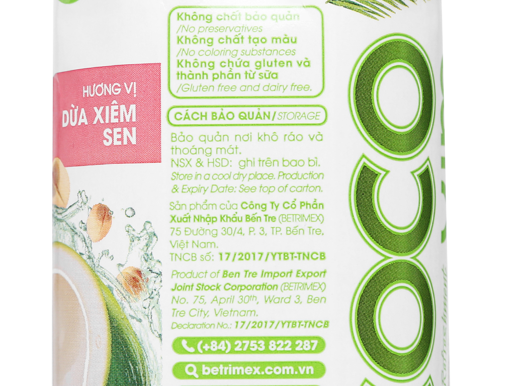 Nước dừa xiêm Cocoxim 330ml