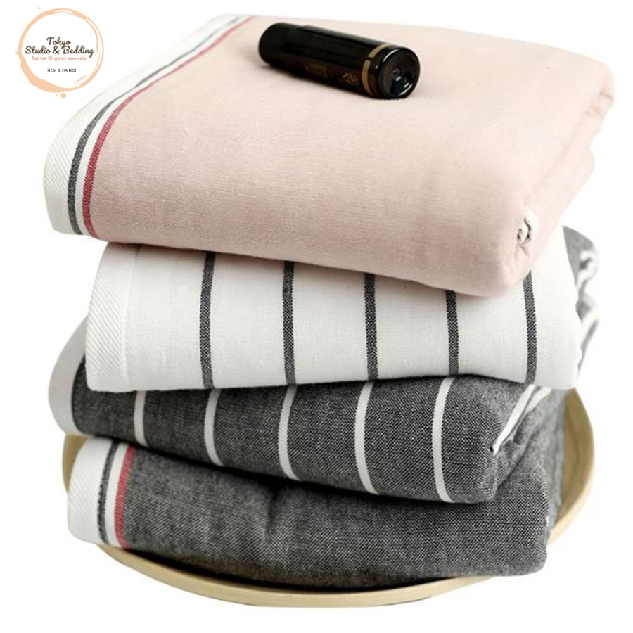 (1)TH Khăn tắm xô Cotton Sợi Tre Organic siêu mềm (Size: 140*75cm) - Dòng Basic