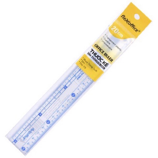 Thước Kẻ Nhựa Học Sinh Các Cỡ (20Cm- 30Cm)