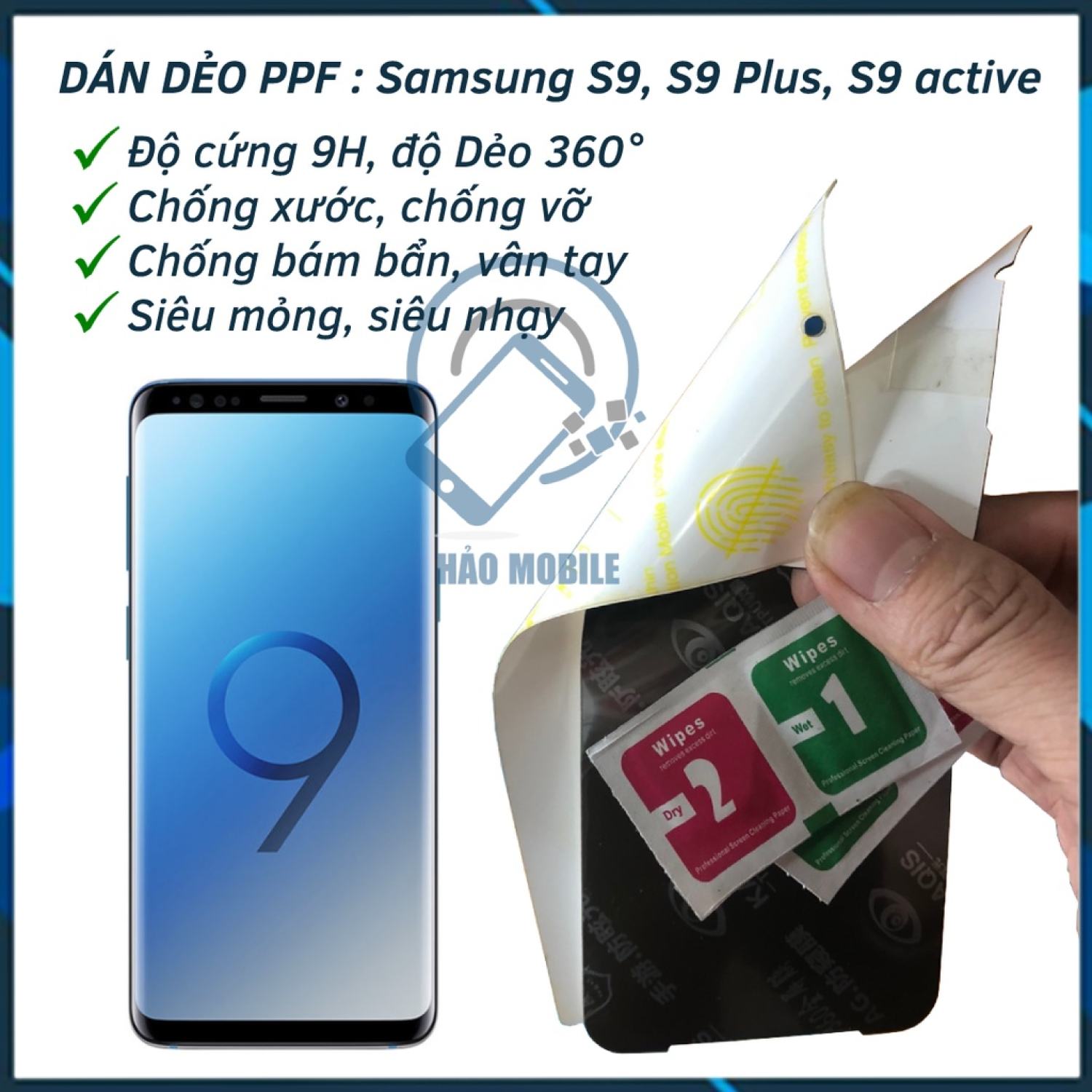 Dán dẻo ppf cho samsung s9, s9 plus, s9 active