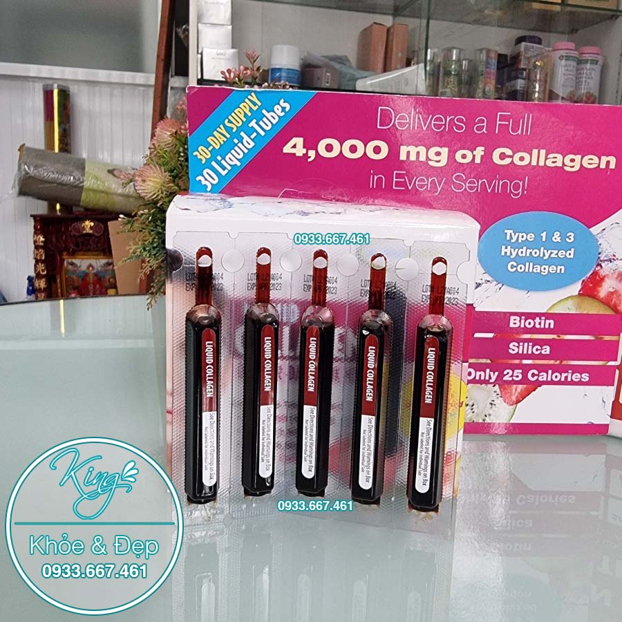 Collagen Dạng Nước Liquid Collagen 30 Ống