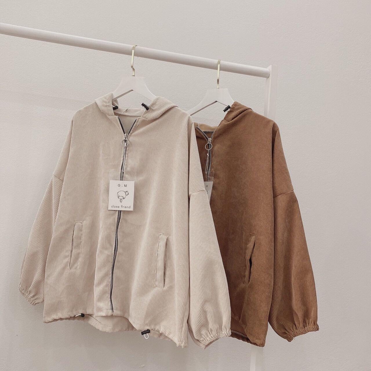 [HCM]ÁO KHOÁC KAKI NỮ CHẤT KAKI NHUNG CỰC ĐẸP HÀNG QUẢNG CHÂU CAO CẤP S3