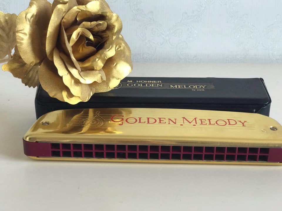 Kèn harmonica Tremolo Hohner Golden Melody M2416017 - Chính hãng Hohner