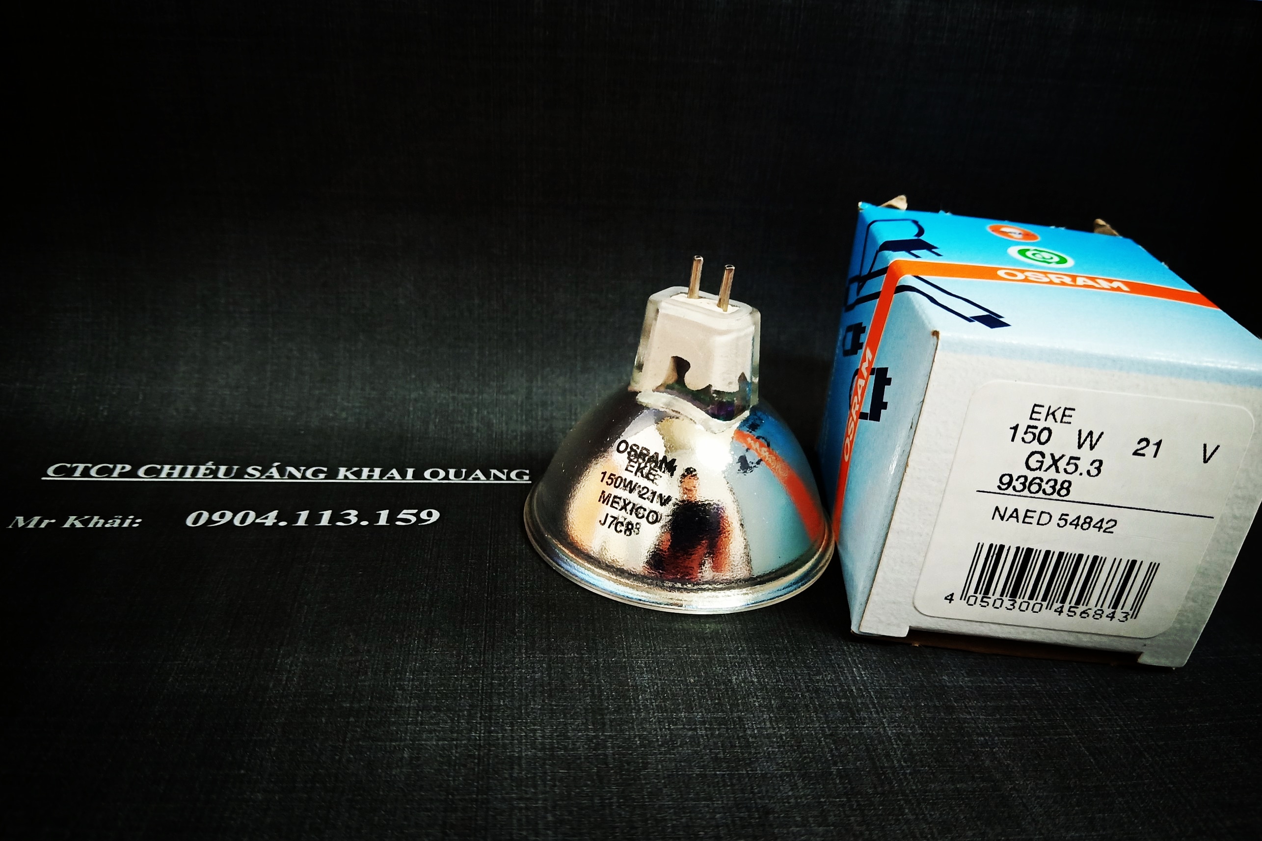 Bóng đèn kính hiển vi 21v 150w osram eke 93638