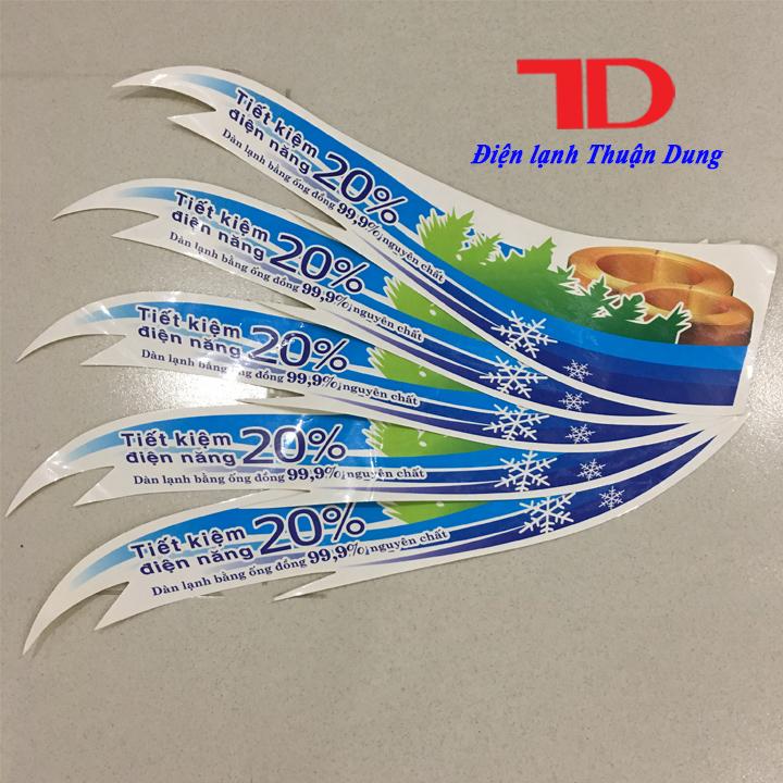 Tem dán Tủ Đông SANAKY, Tem năng lượng SAKAKY 03