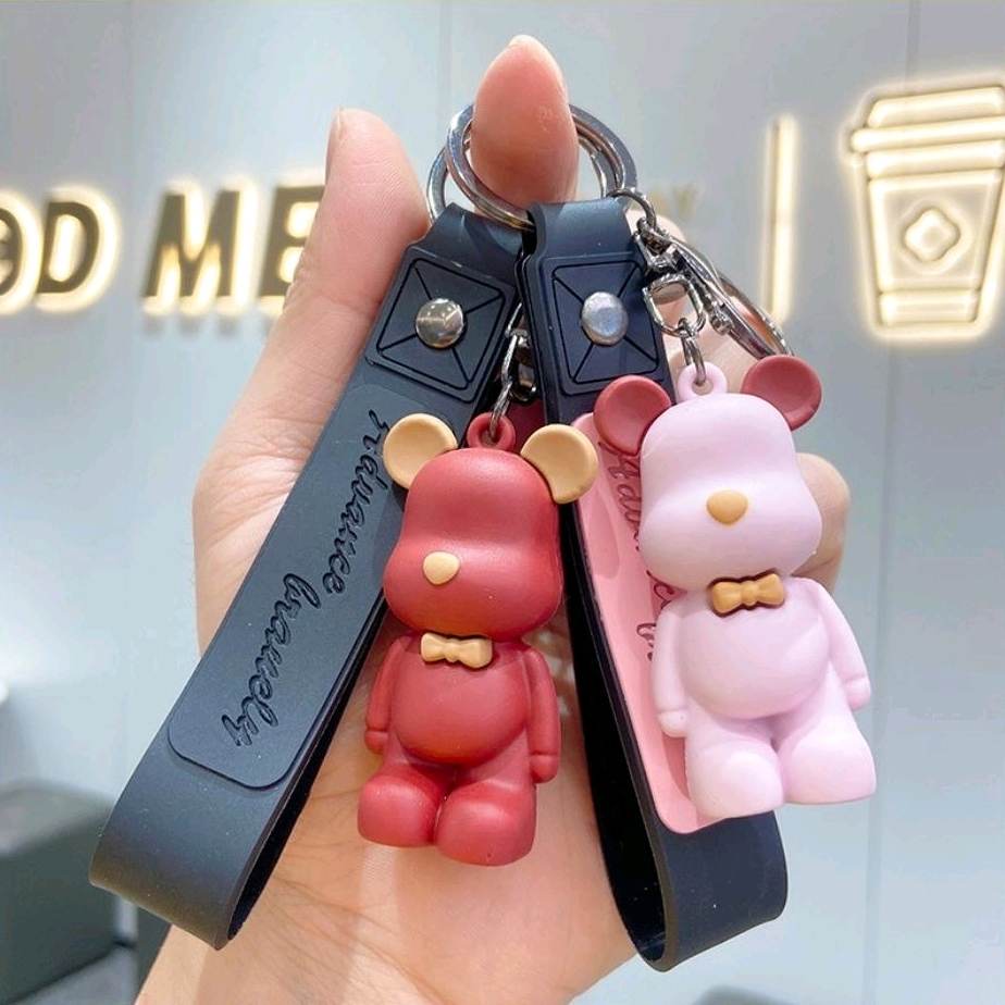 Móc Khoá Xe Gấu Bearbrick Dễ Thương HKD81