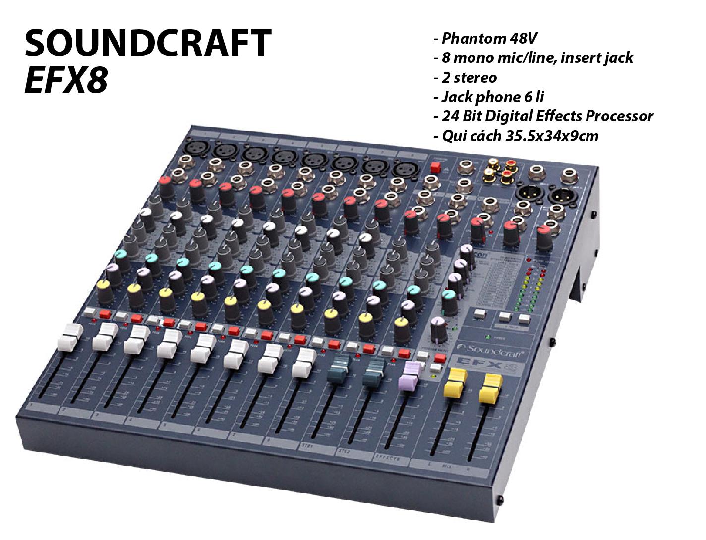 [HCM]Mixer Soundcraft EFX8