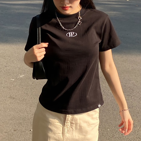 [Nhập LazXuHuong02 - giảm 25k đơn từ 199k] Áo thun BABYTEE LOGO W - Whattowear