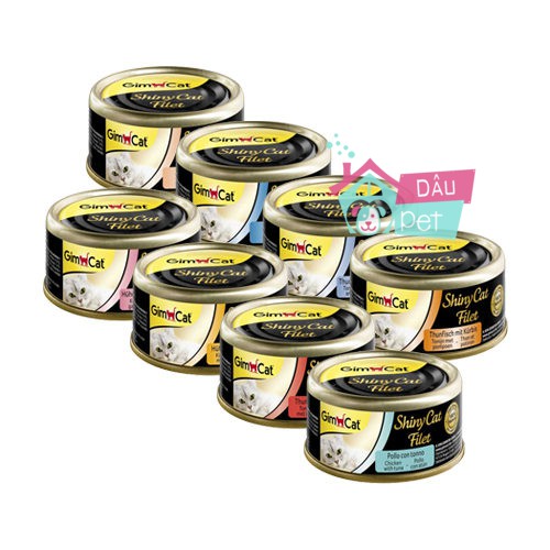 Pate GimCat Shiny Cat cho mèo lon 70g