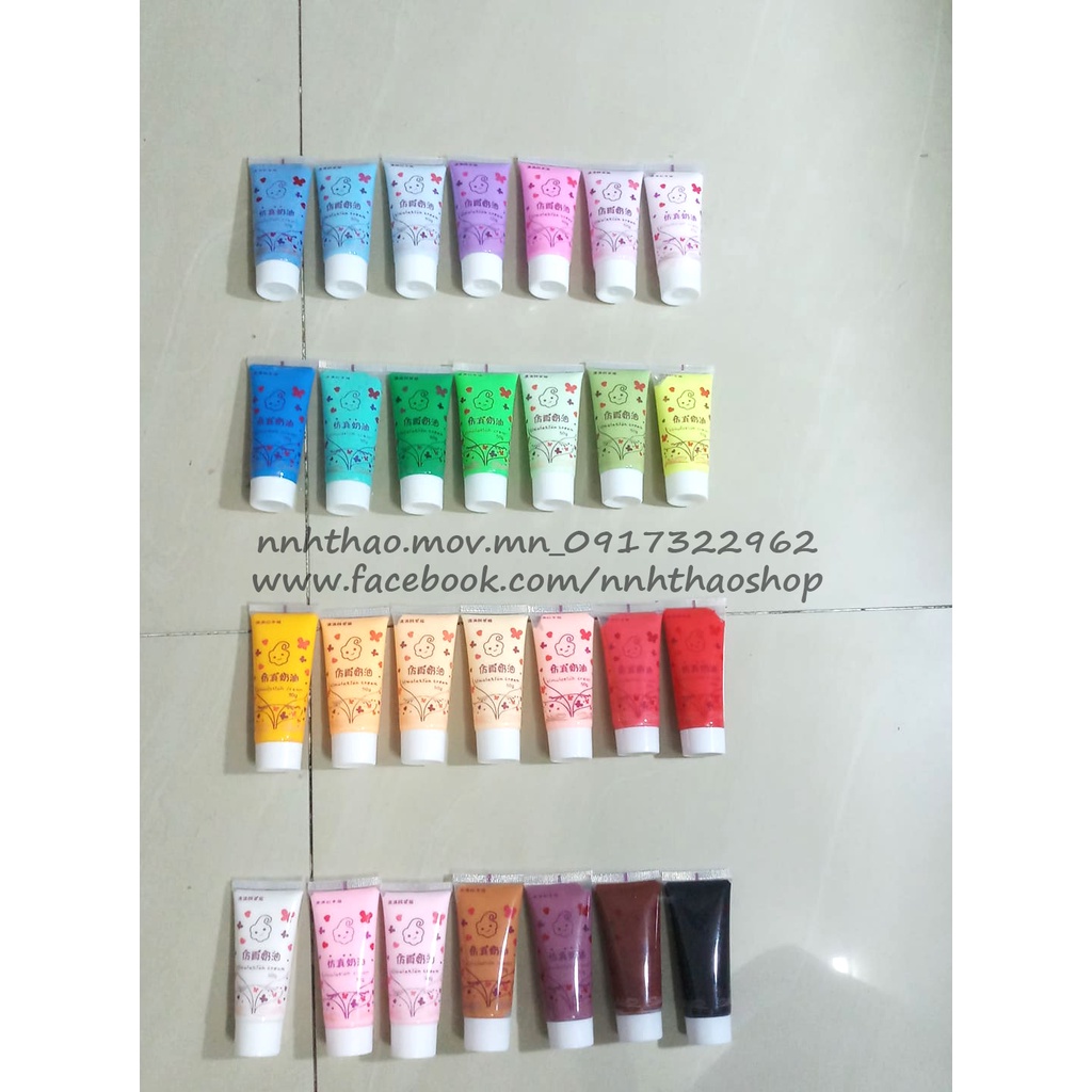 Đất Sét Lỏng / Keo Kem Trang Trí Ốp Điện Thoại 50Ml