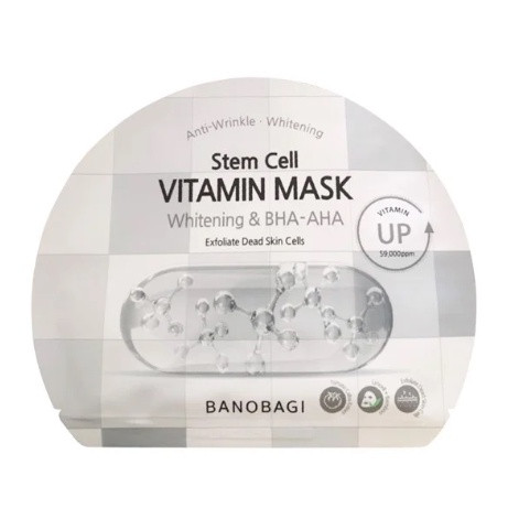 Mặt Nạ Dưỡng Da Bổ sung vitamin thần thánh Trắng Da Banobagi Stem Cell Vitamin Mask (Đủ Màu - Đủ Dòng)