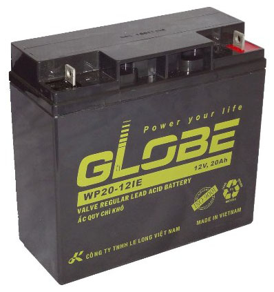 Ắc quy kín khí globe 12v 20ah