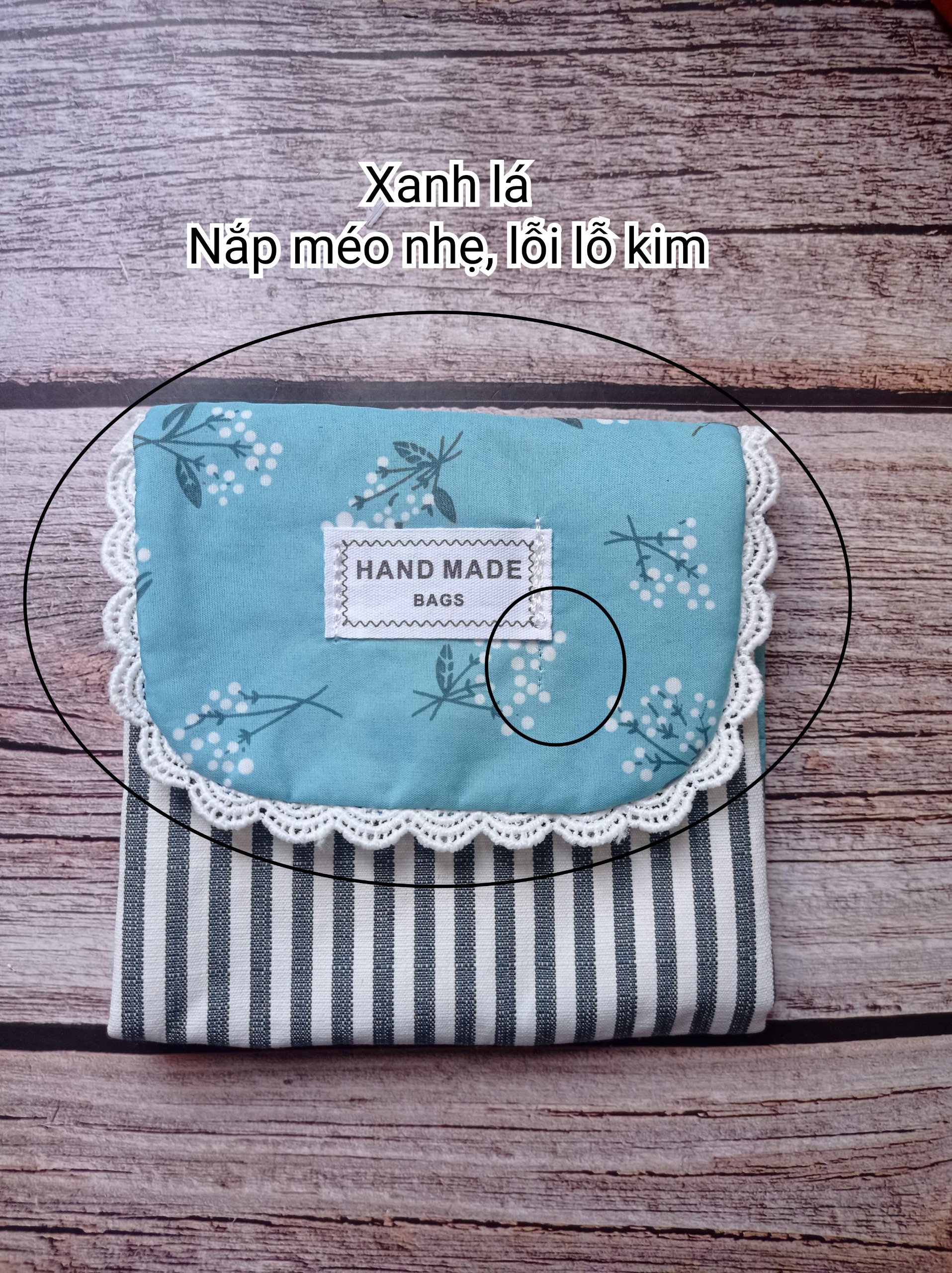 [HCM]Ví Mini Hoa sọc nắp gập 2 ngăn 53k