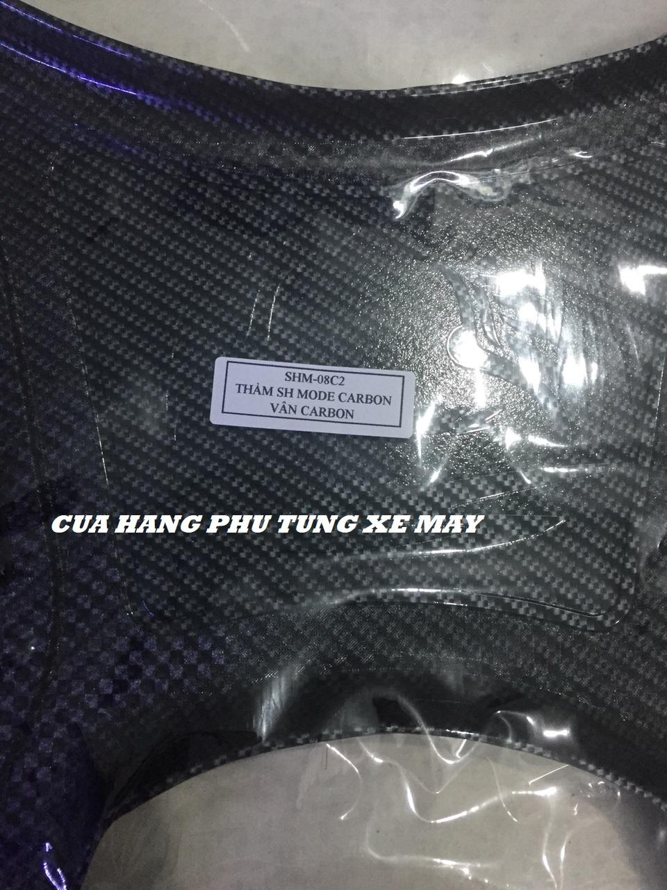 Thảm lót chân Cacbon cho xe SH Mode 2017 - 2019