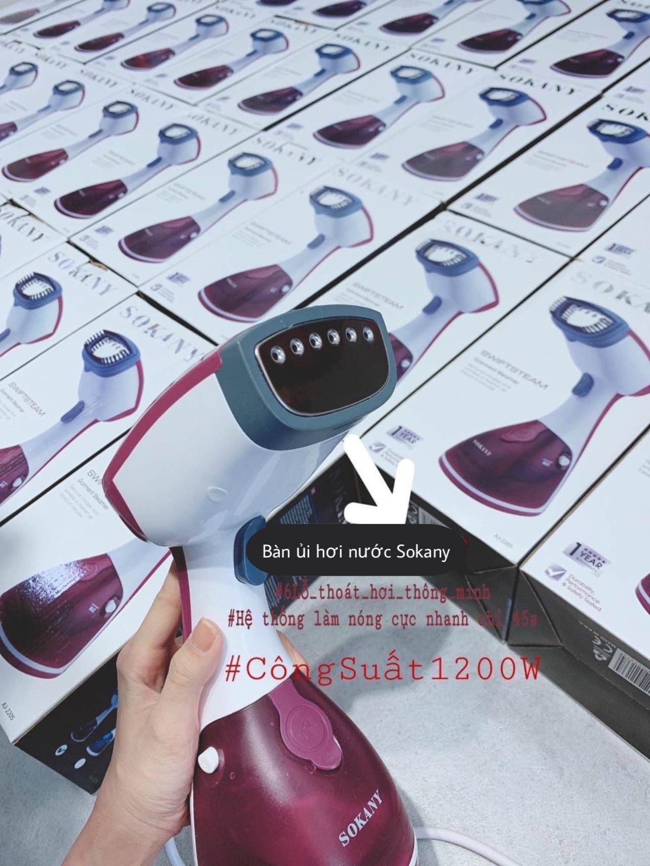 Bàn ủi hơi nước cầm tay SONAKY