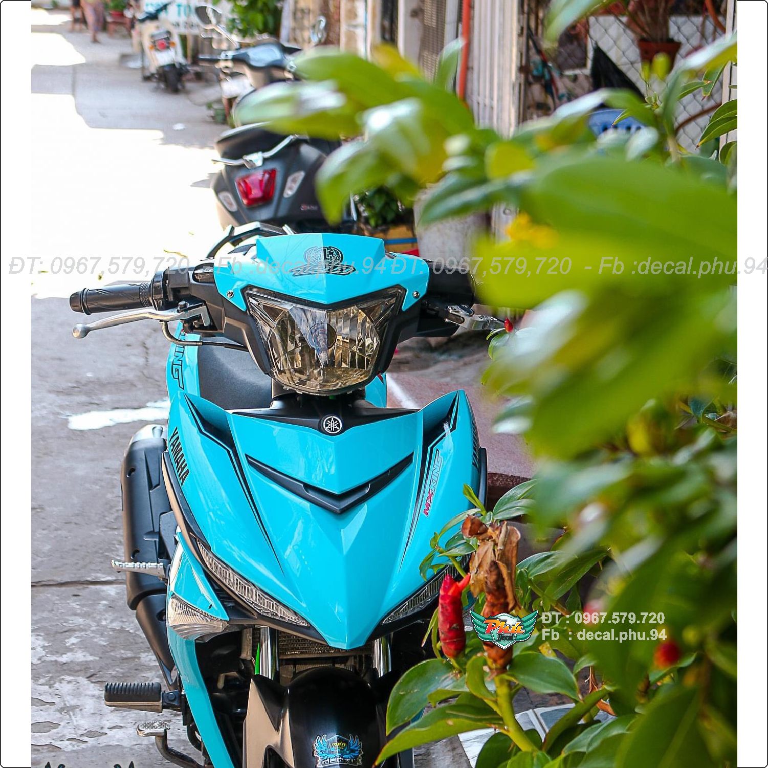 Tem rời Exciter 150 Mx xanh Ngọc (P)