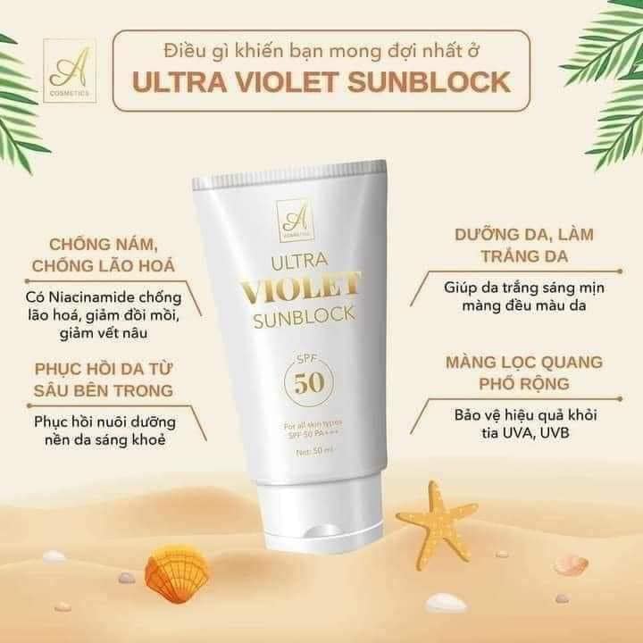 KEM CHỐNG NẮNG ULTRA VIOLET SUNBLOCK!