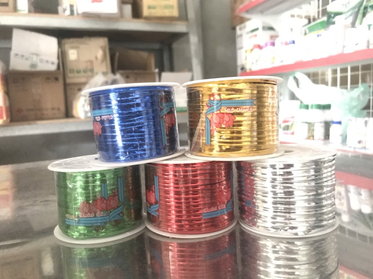 Dây kẽm buộc Lan bọc kim tuyến cuộn nhỏ