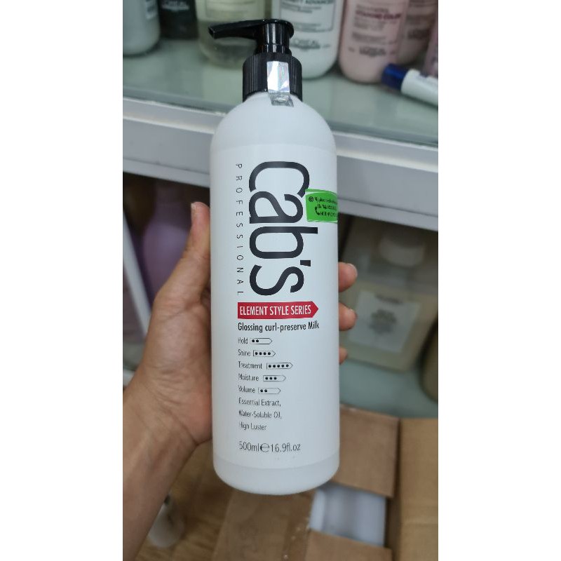 Gel dưỡng giữ nếp tóc uốn cab's 500ml - pháp