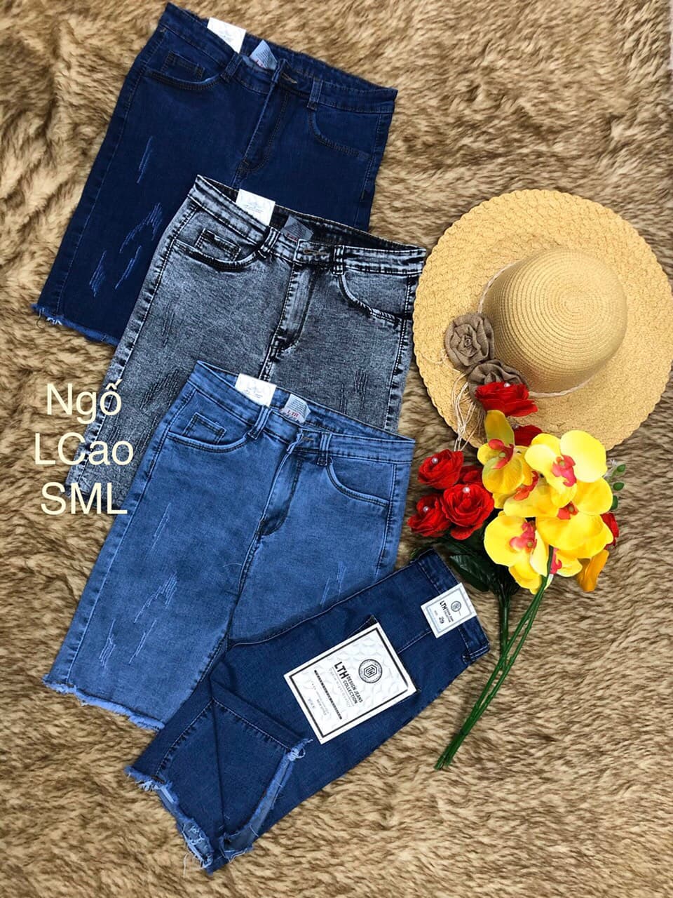 [HCM]QUẦN JEAN NGỐ LƯNG CAO CO GIÃN CÀO NHẸ SHOP PHƯƠNG CHÂU