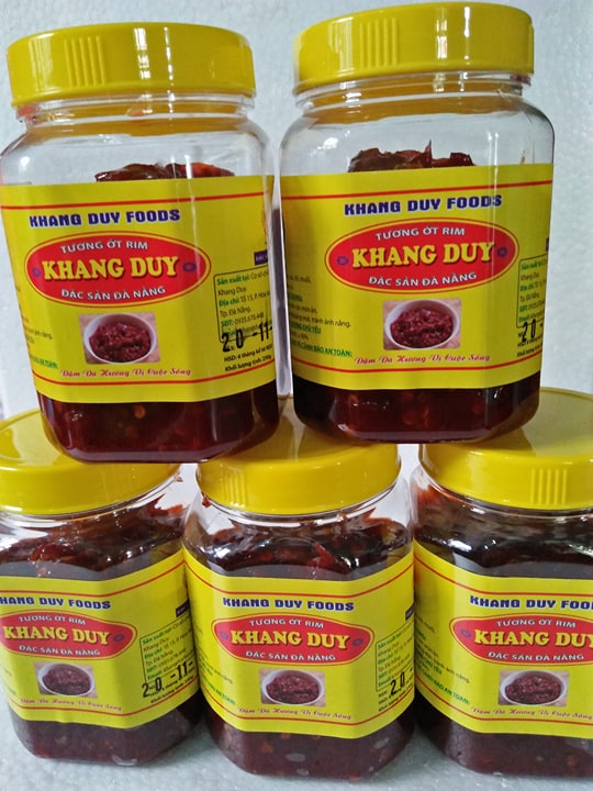 Siêu ngon - combo 4 hũ tương ớt rim đà nẵng hũ 250g