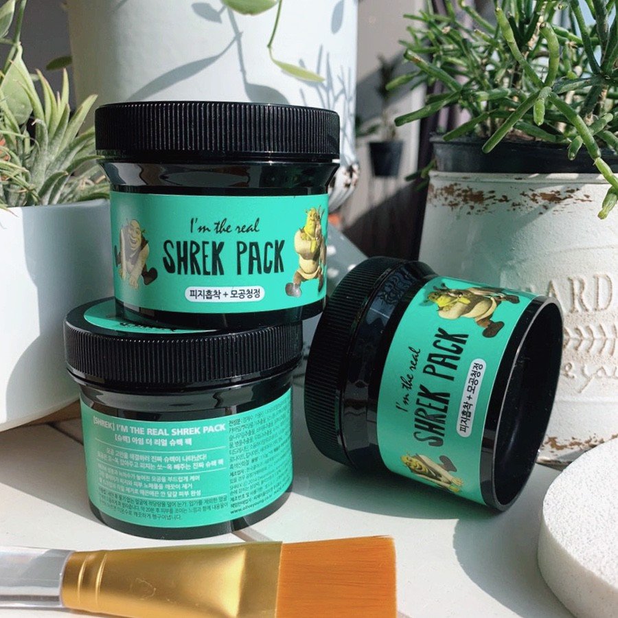 [HCM]Mặt nạ đất sét bạc hà rau má I’m The Real Shrek Pack