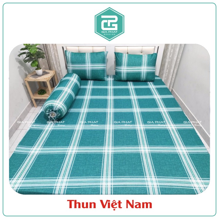 [HCM][ Link 1_ Kẻ Sọc ] Ga giường lẻ thun lạnh việt nam cao cấp ( Đủ kích thước không áo gối)