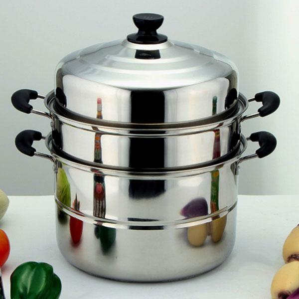 Nồi hấp 3 tầng Inox cao cấp - GDLUU39
