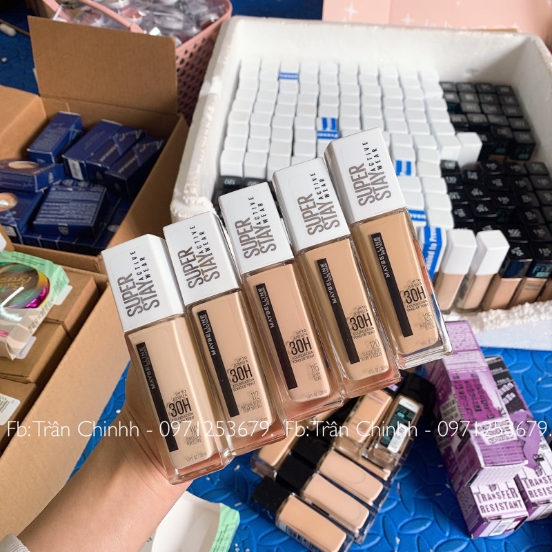 Kem Nền MAYBELLINE Super Stay 30h Full Coverage Foundation 30ml