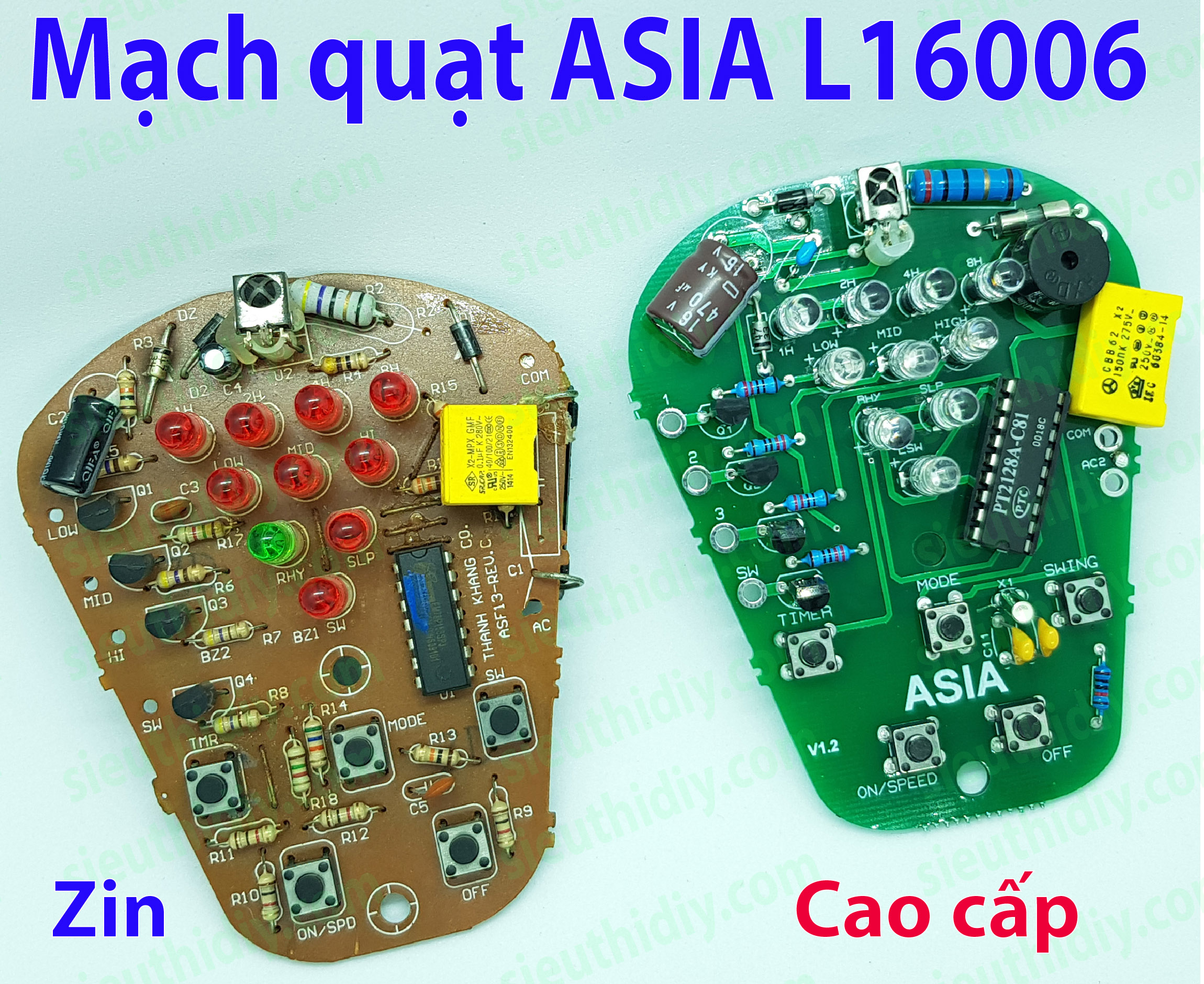 Mạch quạt asia l16006 cao cấp bảo hành 12 tháng