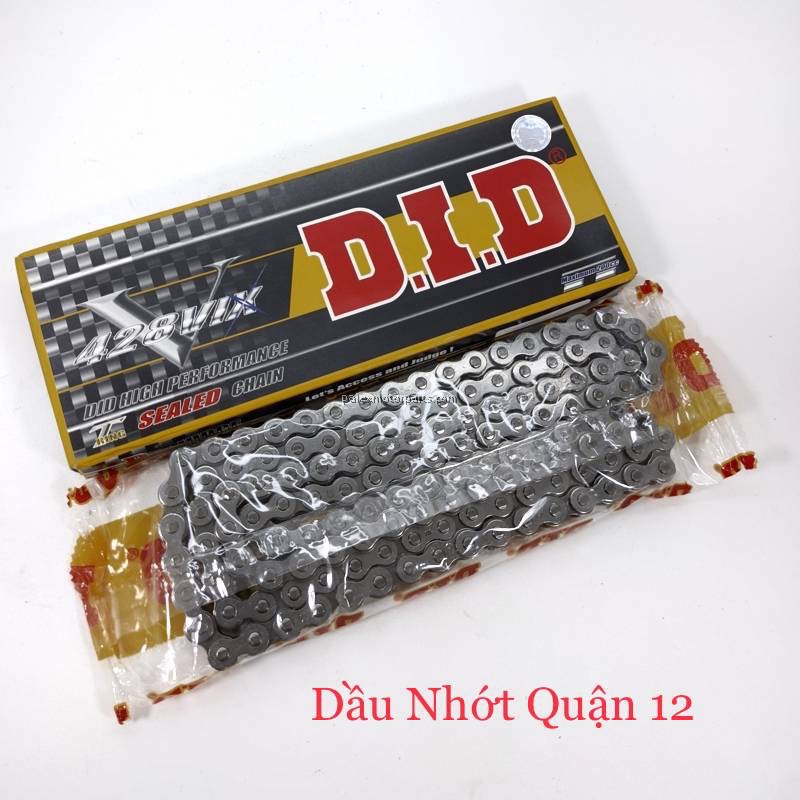 Sên Vàng Phốt Cao Su DID 428VIX SEALED CHAIN GOLD T-ring 124L 132L Chính Hãng DID Thailand