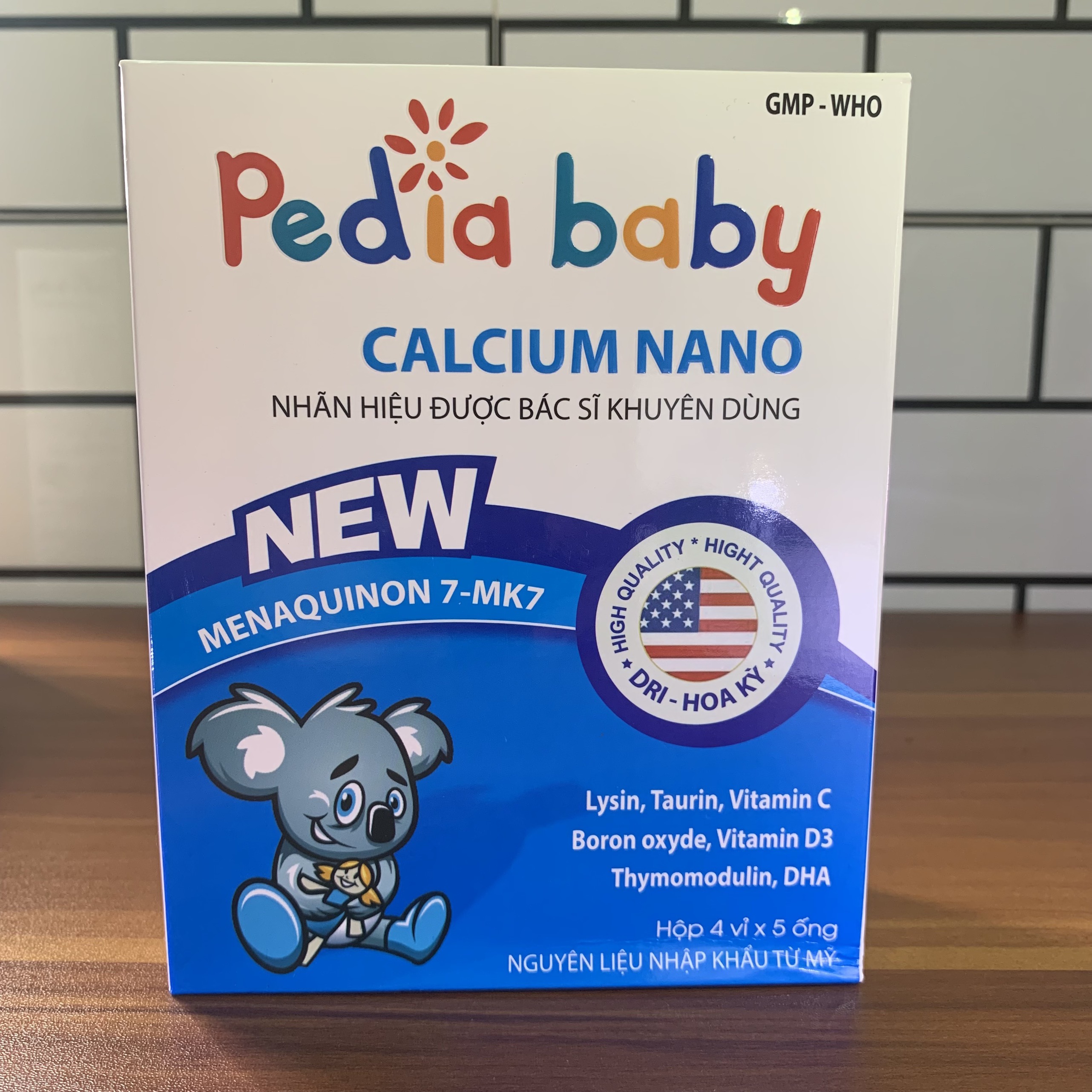 Pediababy bổ sung canxi