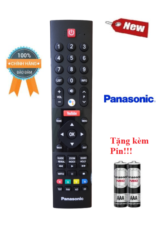 Bảng giá Điều khiển tivi Panasonic giọng nói- Hàng mới chính hãng 100% Tặng kèm Pin