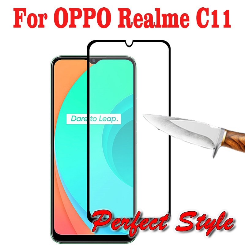 Cường lực full màn full keo realme c1 / c2 / c11 / c12 / c15 / c20 v15 v3 v5