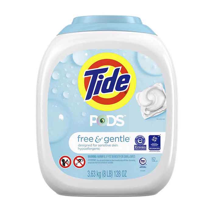 Viên Giặt Xả Trắng Sáng, Loại Bỏ Rất Bẩn, Siêu Sạch Tide Pods 3in1 38 viên (100% USA)