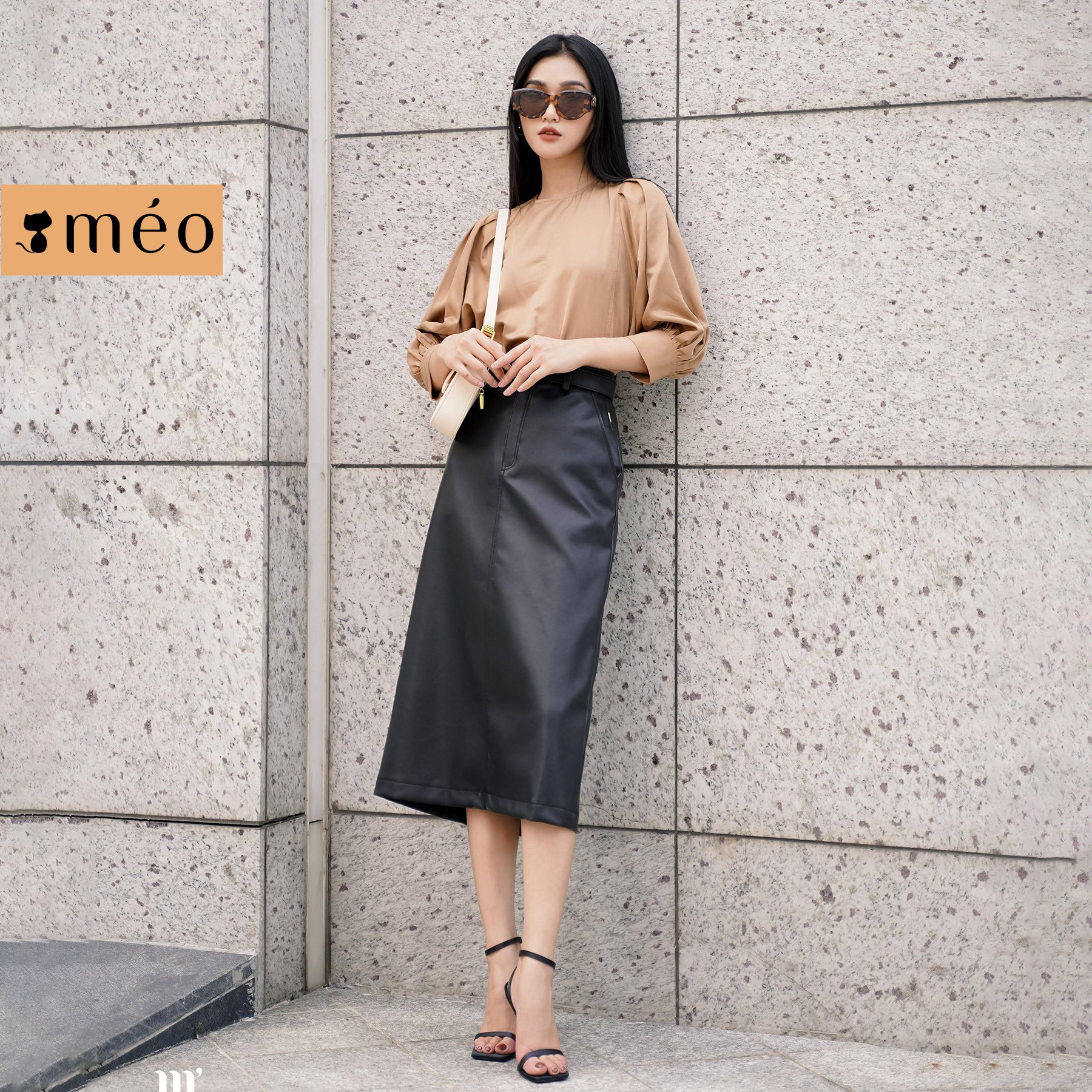 [Chỉ 10-12.10 Mua 2 giảm 6%, mua 3 giảm 9%] Chân váy nữ Méo shop dáng dài Lany