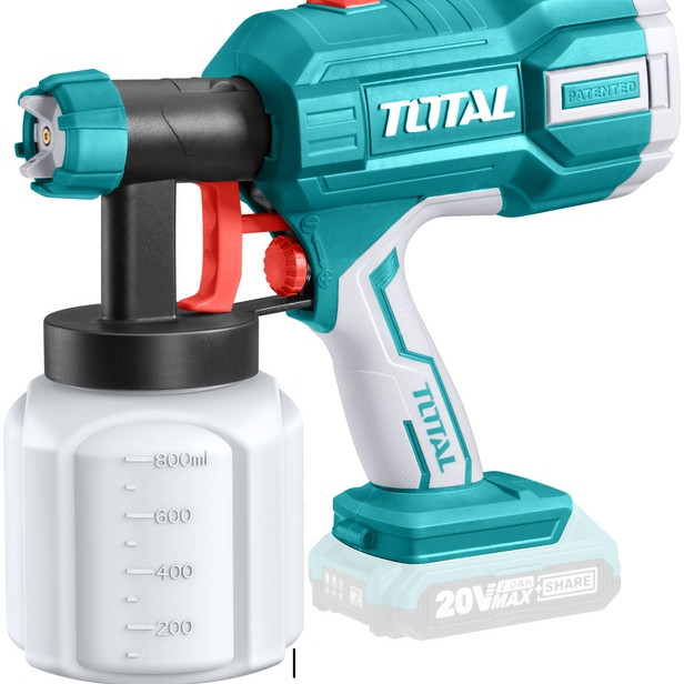 Body máy phun sơn dùng pin 20v total tsgli2001 |máy phun sơn 20v chưa bao gồm pin sạc