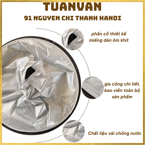 Khăn cắt tóc áo choàng cắt tóc (Mẫu Trẻ em dùng cắt tại gia, thuận tiện gấp gọn)