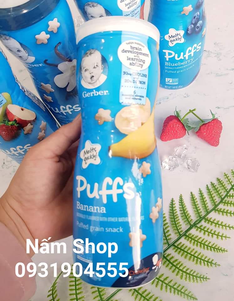 Bánh ăn dặm hình sao Gerber Mỹ