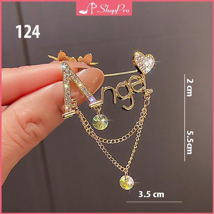 [HCM] dress set high-end pins dress brooches shirt vest high-end for female pins dress applique luxury stone charm dress set skirt many beautiful patterns CA01