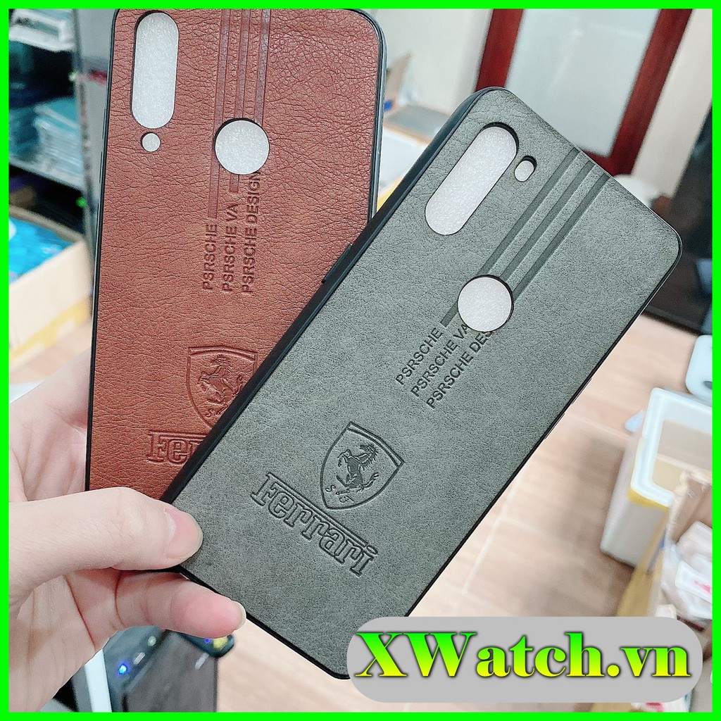 Ốp Da Ferari Xiaomi K40 Pro Mi 11 Note 4X Note 5 Pro / Note 6 Pro / Note 7 Pro/Redmi 5 Plus/ Mi 5X/ Redmi 6 Pro/A2 Lite/ note 11
