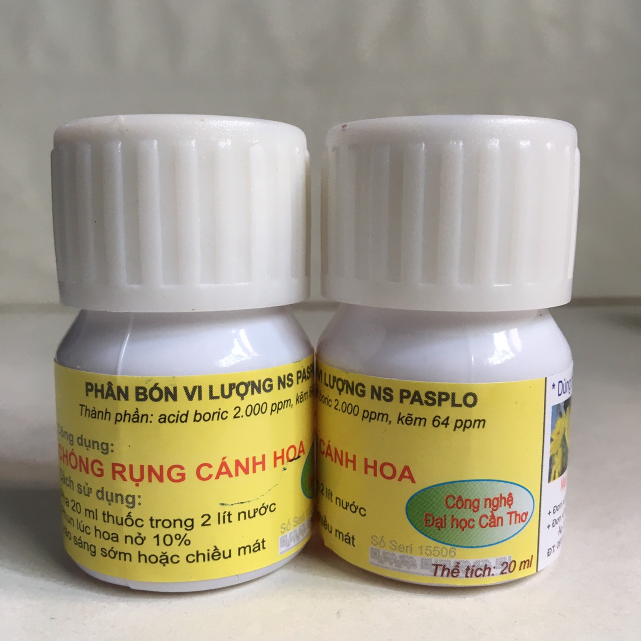 CHẤT CHỐNG RỤNG CÁNH HOA ĐẠI HỌC CẦN THƠ