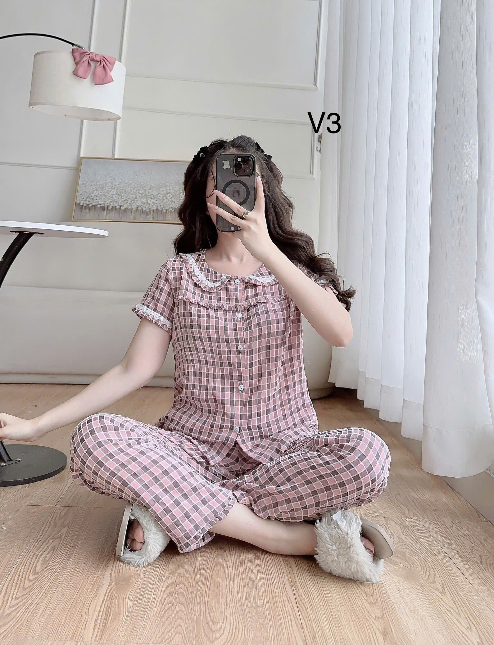 Đồ bộ mặc nhà đẹp, đồ bộ nữ quần dài hot thiết kế siêu xinh