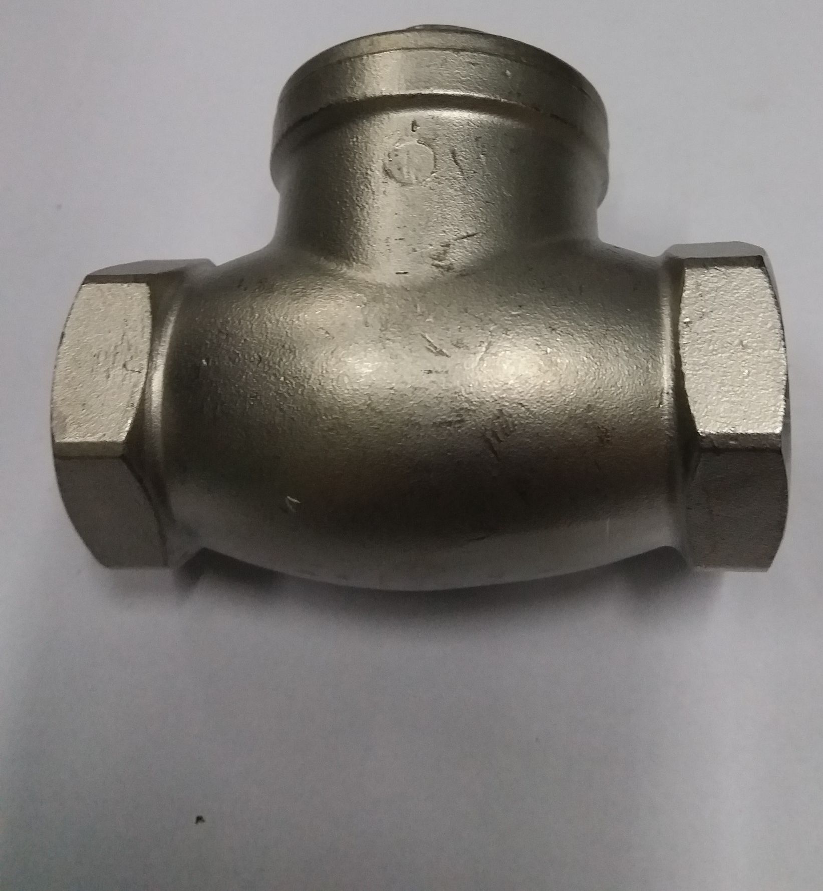 Van 1 chiều lá lật INOX 304 ren 34mm TAIWAN (Hàng loại 1)