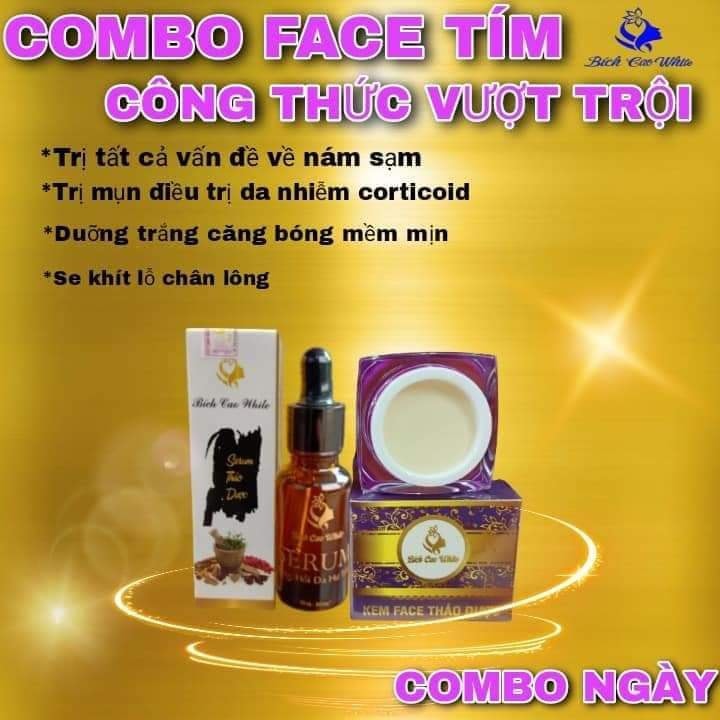/HA NOI/ Combo kem face thảo dược Bích cao white