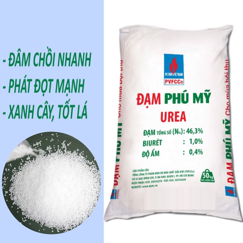 1kg Phân bón Đạm Phú Mỹ (Phân ure)