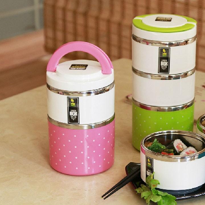 Cặp Lồng Chấm Bi 3 Tầng Loại To