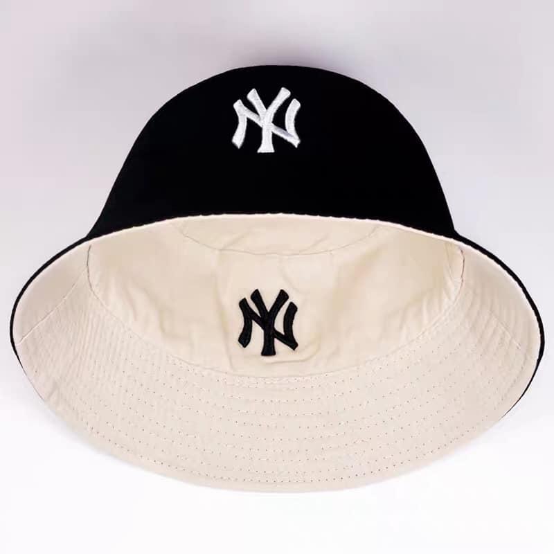 Mũ Bucket 2 Mặt, Nón Tai Bèo NY 2 Mặt Chất Vải Kaki Mịn Form Chuẩn Đẹp